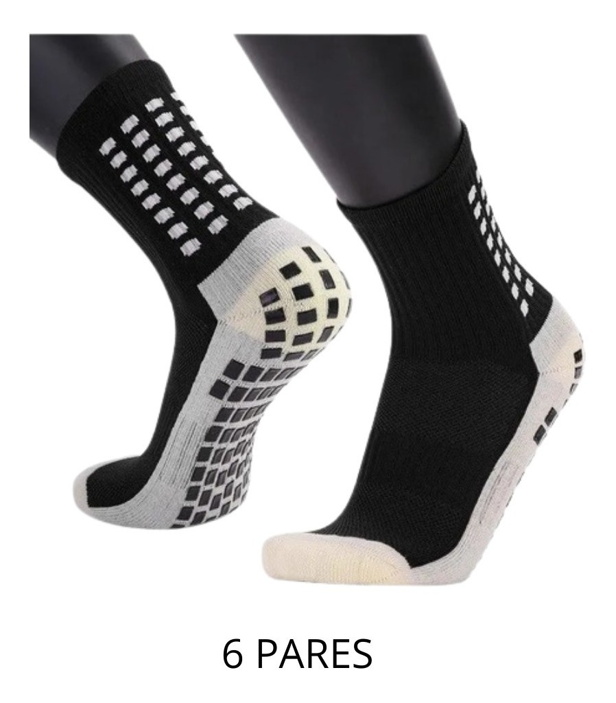 Medias Antideslizantes Futbol Deportivas 6 Pares + 1 Regalo: imagen 4