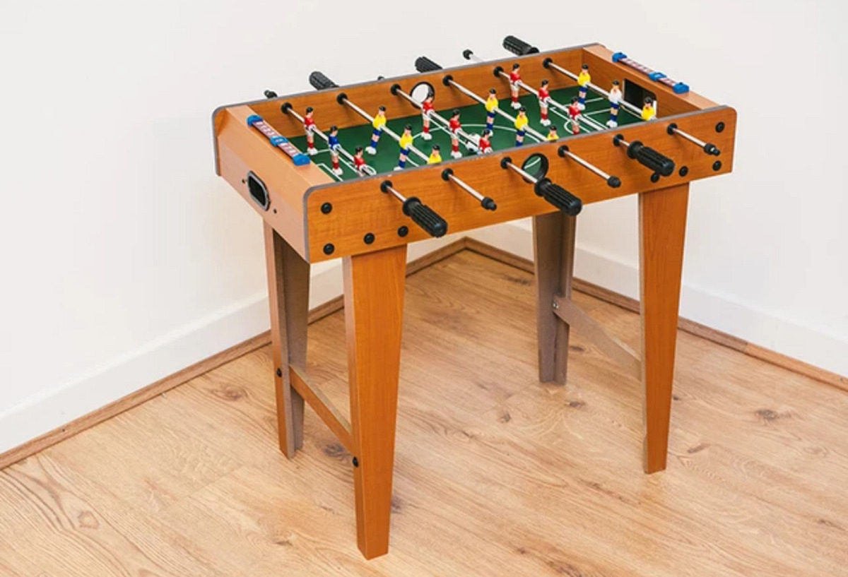 Futbolito Metegol De Pie En Madera Excelente Calidad: imagen 5