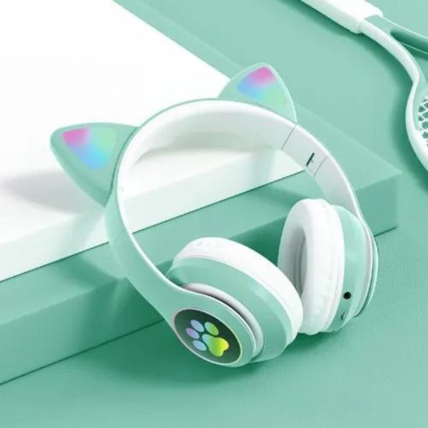 Auriculares Bluetooth Manos Libres Niños Orejas Gatito