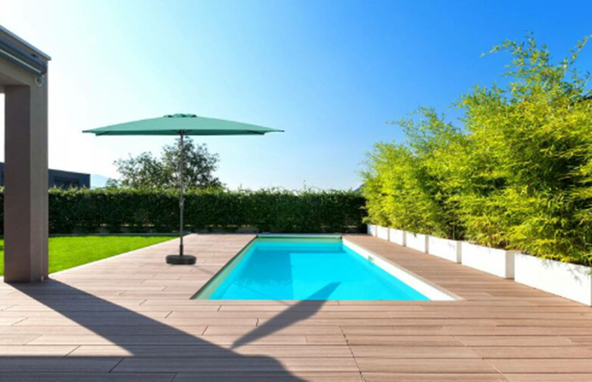 Sombrilla Para Jardín Con Soporte De Plástico Engomado.: imagen 17