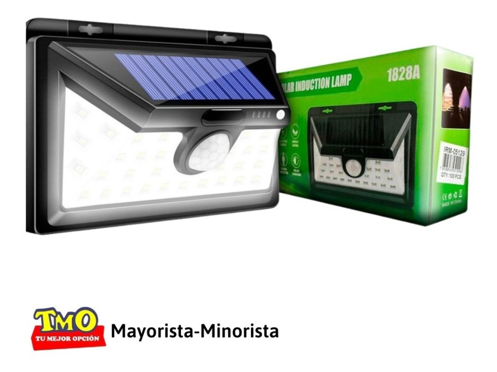 Farol Solar Lampara 32 Led Sensor Exterior Jardín