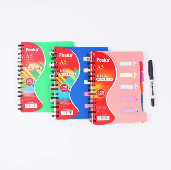 Cuaderno A5 145 X 210 Mm 120 Páginas Foska