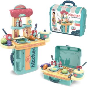 Cocinita Cocina Infantil Juguete Maletín Chef