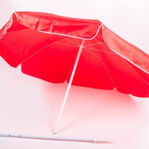 Sombrilla De 2m De Diámetro Y 2,10m Altura Con Proteccion Uv: imagen 4