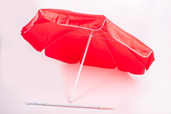 Sombrilla De 2m De Diámetro Y 2,10m Altura Con Proteccion Uv