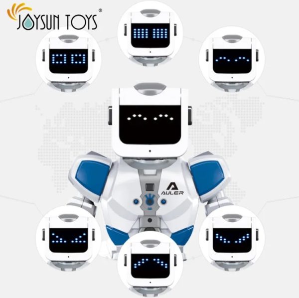 Robot A Control Remoto Caminador Sonido Luces Lanza Dardos