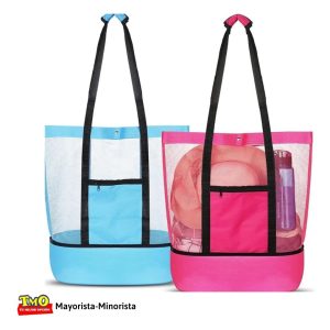 Bolso De Playa Grande Picnic Paseo Con Conservadora Incluida: imagen 3