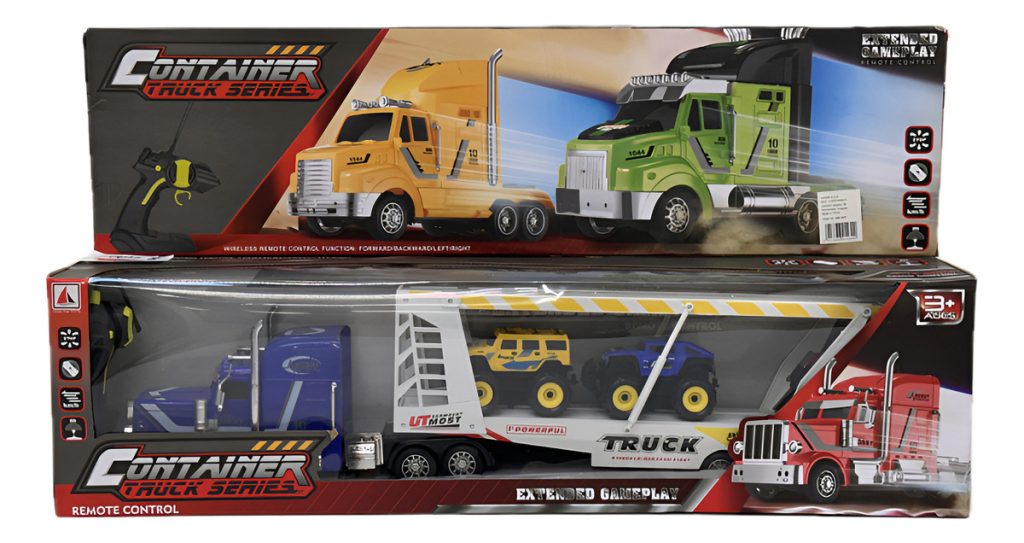 Camion Remolque Autos Infantil C Control Remoto