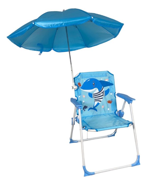 Silla Plegable De Playa Infantil Con Sombrilla Para Niños
