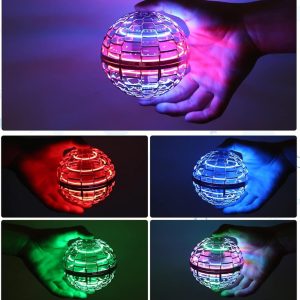 Bola Spinner Drone Mágica Voladora Pelota Flynova Luz Led: imagen 6