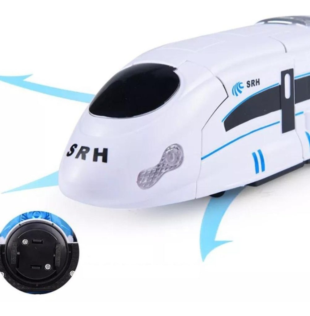 Transformer Robot Super Tren Con Luz Y Sonido
