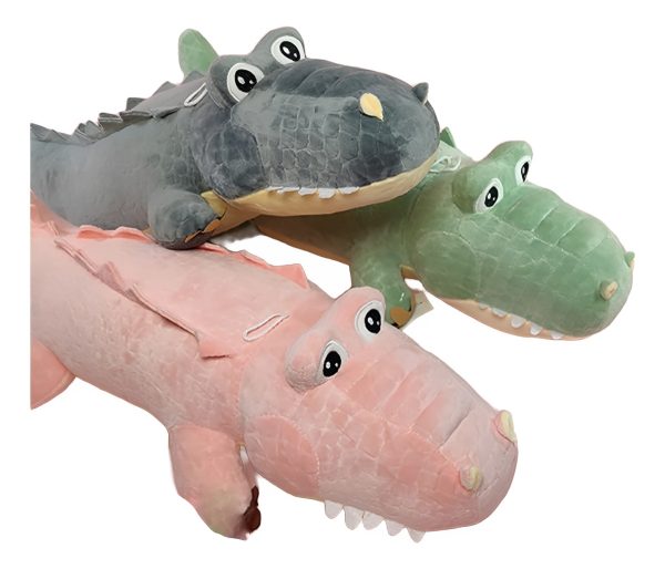 Peluche Cocodrilo Infantil Super Suave Colores