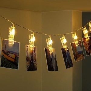 Guirnalda Guía 10 Palillos 20 Led Para Fotos Y Decoración: imagen 4