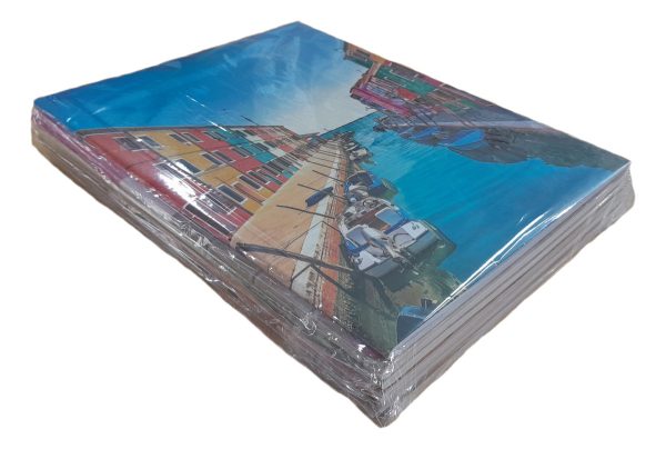 Cuadernos Escolares Con Rayas, Paquete X 6 De 48 Hojas