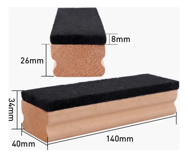 Borrador De Pizarrón De Madera Foska 12 Uni