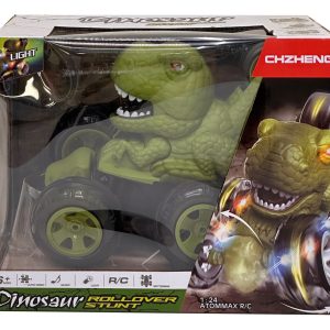 Auto Dinosaurio A Control Remoto Giratorio Luces Sonido: imagen 3