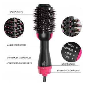 Cepillo Alisador Planchita Secador 3 En 1 Cabello Anti Frizz: imagen 7
