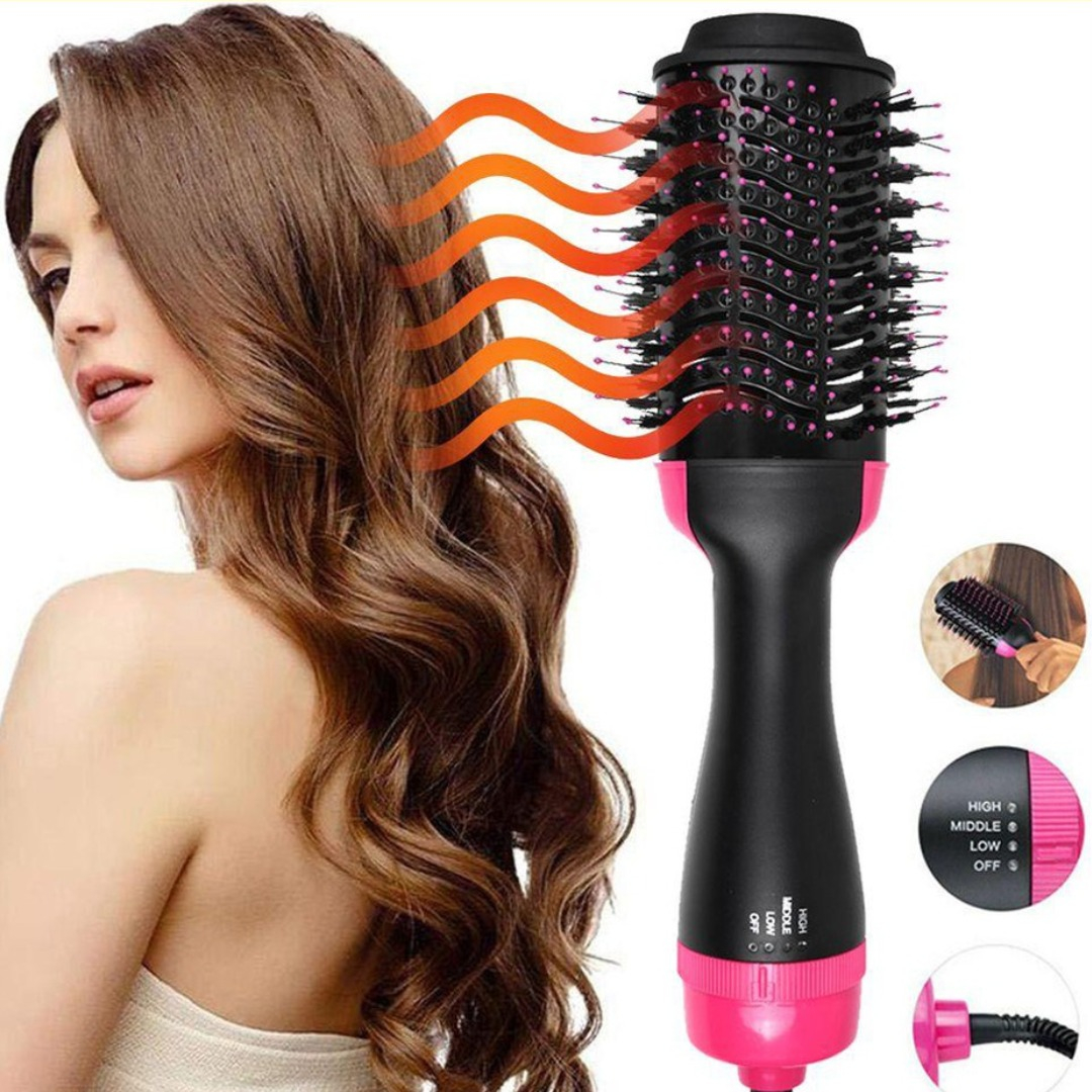 Cepillo Alisador Planchita Secador 3 En 1 Cabello Anti Frizz: imagen 6