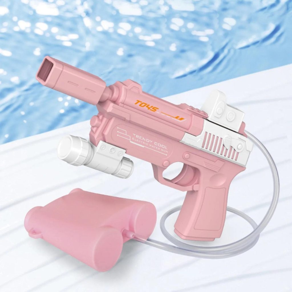 Pistola De Agua Revolver Eléctrica Gran Capacidad Distancia