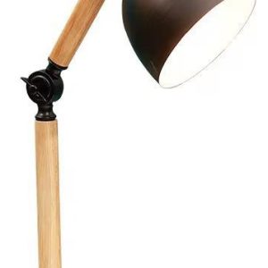 Portatil Lámpara Escritorio Nórdica Metal Madera Ajustable