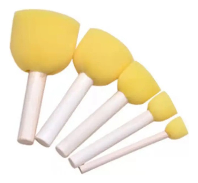 Kit Pintura Set Arte Pinceles Cepillo Rodillos Infantil