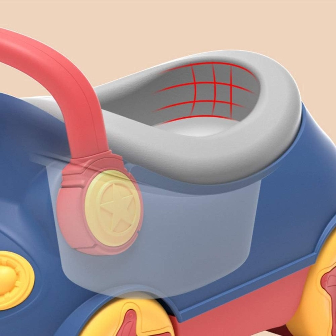 Pelela Inodoro Infantil Bebés Niños Forma De Autito - Imagen 6