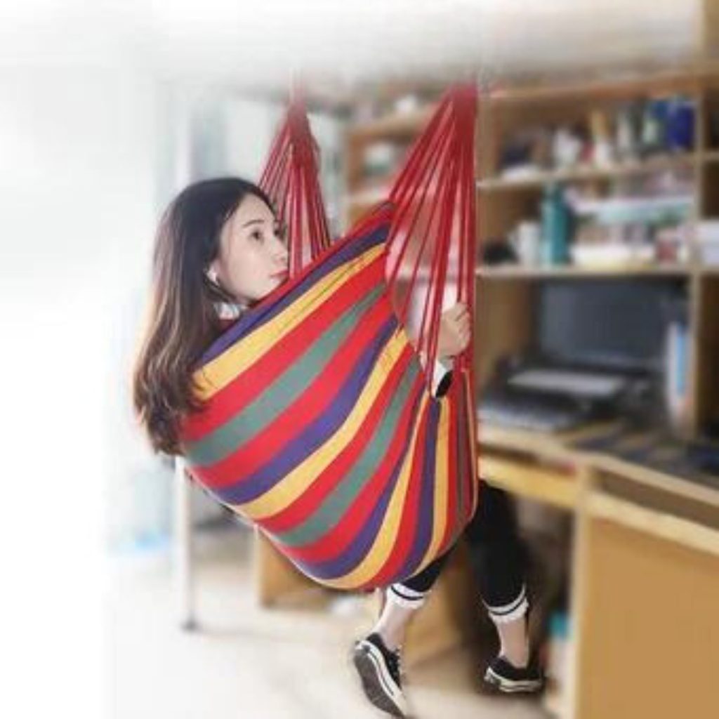 Hamaca Silla Paraguaya Sillón Colgante Reforzada Colores