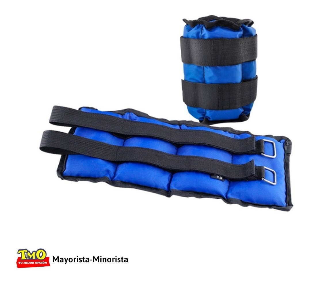 Pesas Tobillera Y Muñequera 1 Kg Fitness Running. - Imagen 2