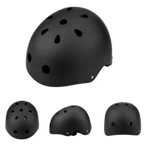 Casco Skate Bicicleta Roller Bmx Urbano Negro Calidad: imagen 3