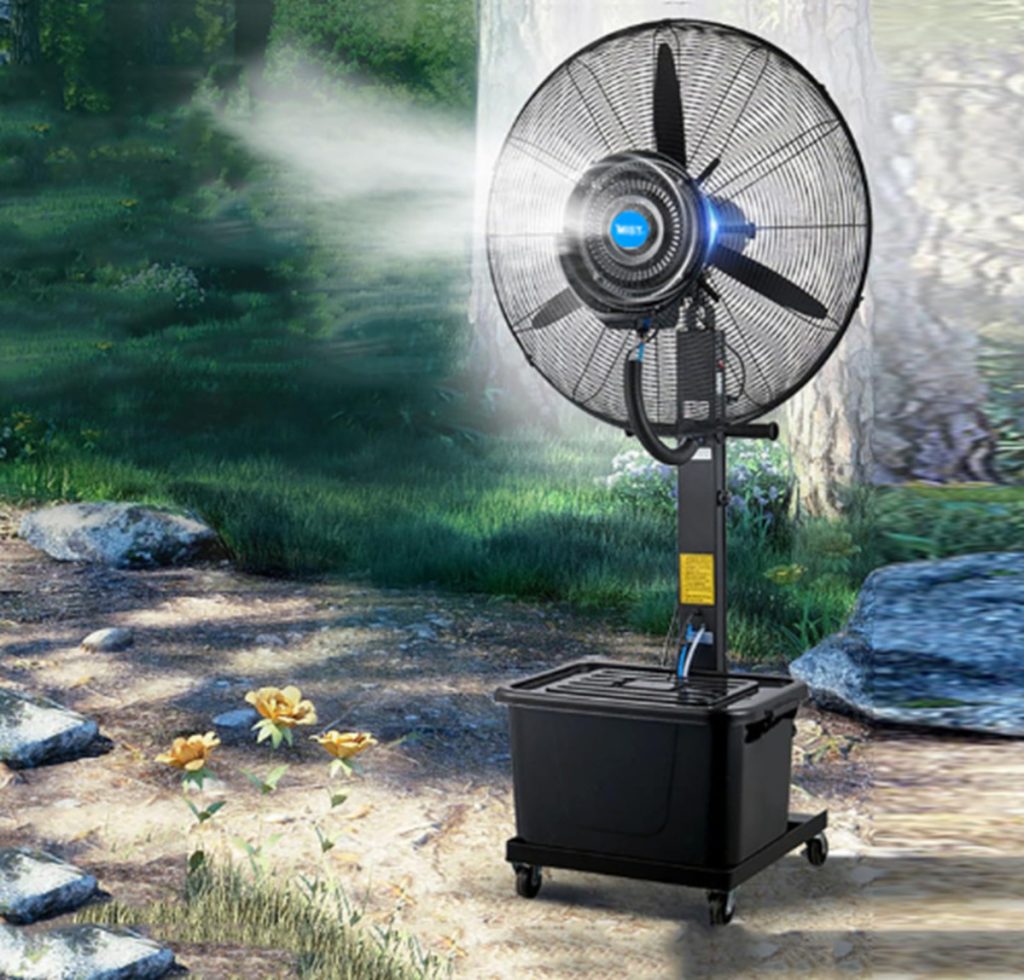 Ventilador Industrial Atomizador Ventilador, Agua Bruma 41lt