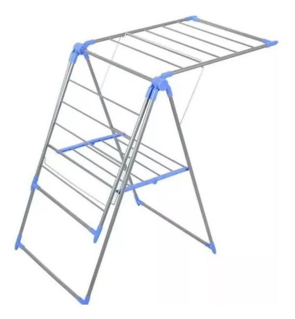 Tendedero De Pie Plegable Extensible Tender Inoxidable - Imagen 3