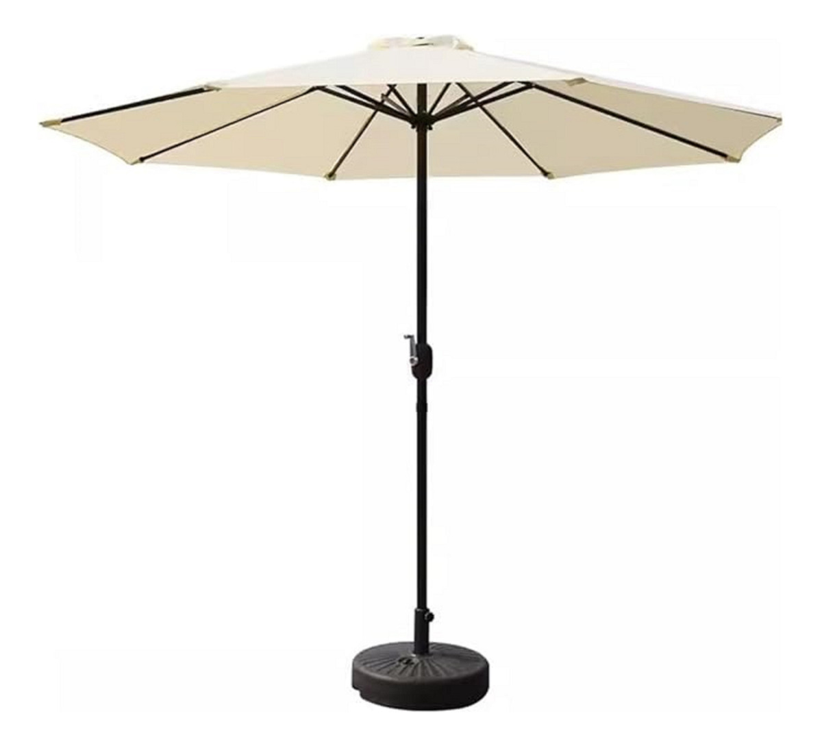 Sombrilla Para Jardín Con Soporte De Plástico Engomado.: imagen 1