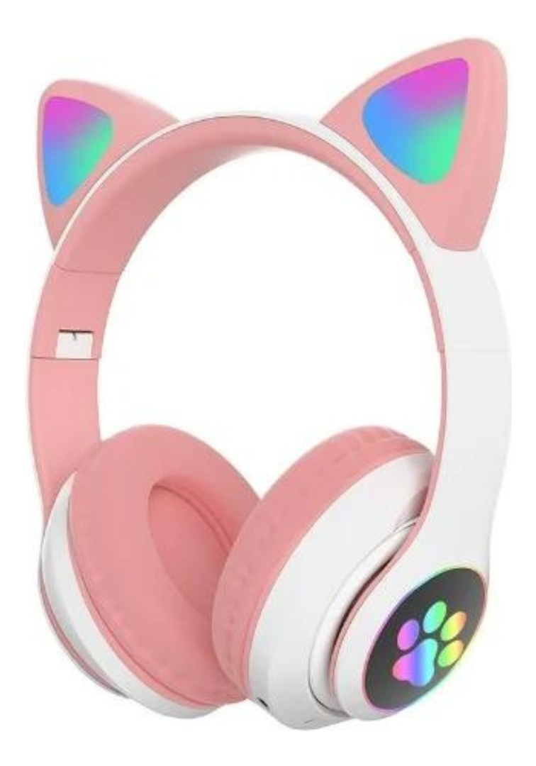 Auriculares Bluetooth Manos Libres Niños Orejas Gatito - Imagen 9