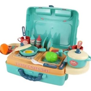 Juguete Cocina Cocinita Maletin Infantil Chef: imagen 1