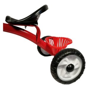 Triciclo Infantil De Metal A Pedal Con Canasto De Niño: imagen 3