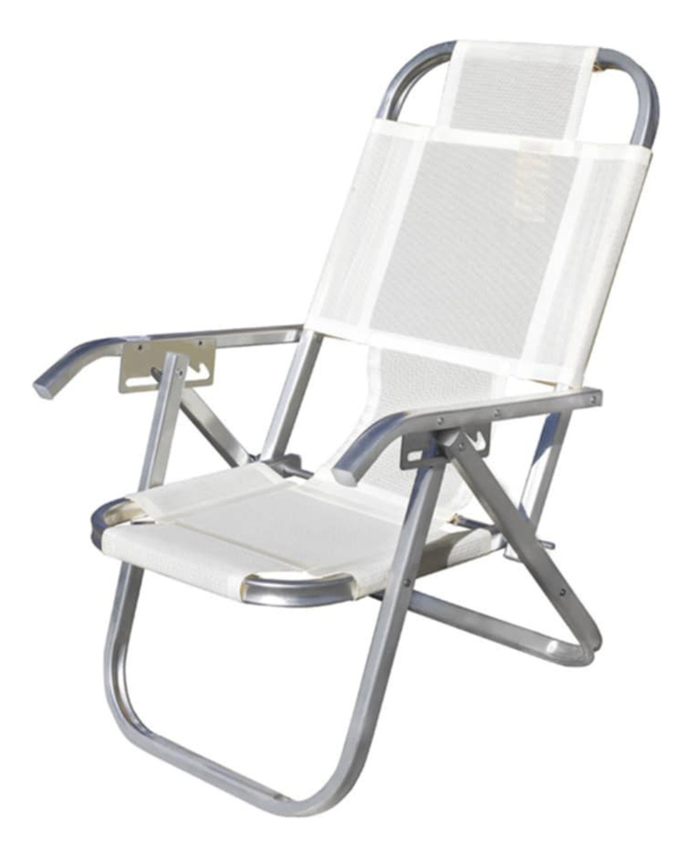 Silla De Playa Reclinable Ipanema Calidad De Aluminio X2 Uni
