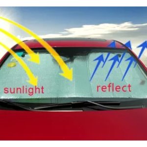 Para Sol Vidrio Delantero Parabrisa Auto Sol Metalizado: imagen 2