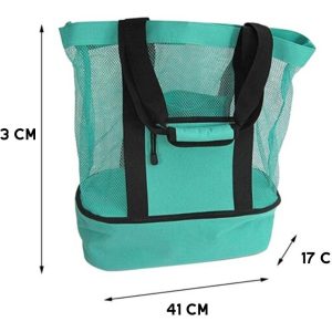 Bolsa De Playa Picnic Paseo Con Conservadora Incluida 2 En 1: imagen 3
