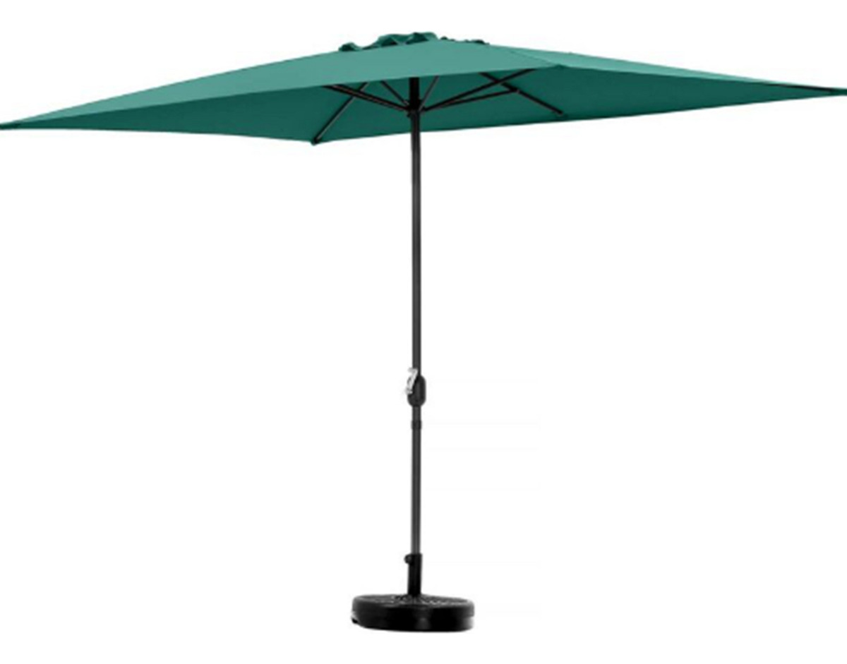 Sombrilla Para Jardín Con Soporte De Plástico Engomado.: imagen 18