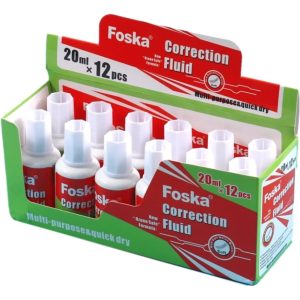 Corrector Foska Pack X12 20ml Unidades Calidad: imagen 2