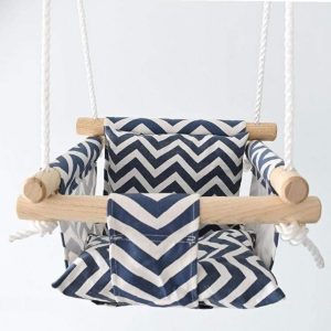 Hamaca Silla Para Bebés En Tela Y Madera Ajustable Calidad: imagen 5