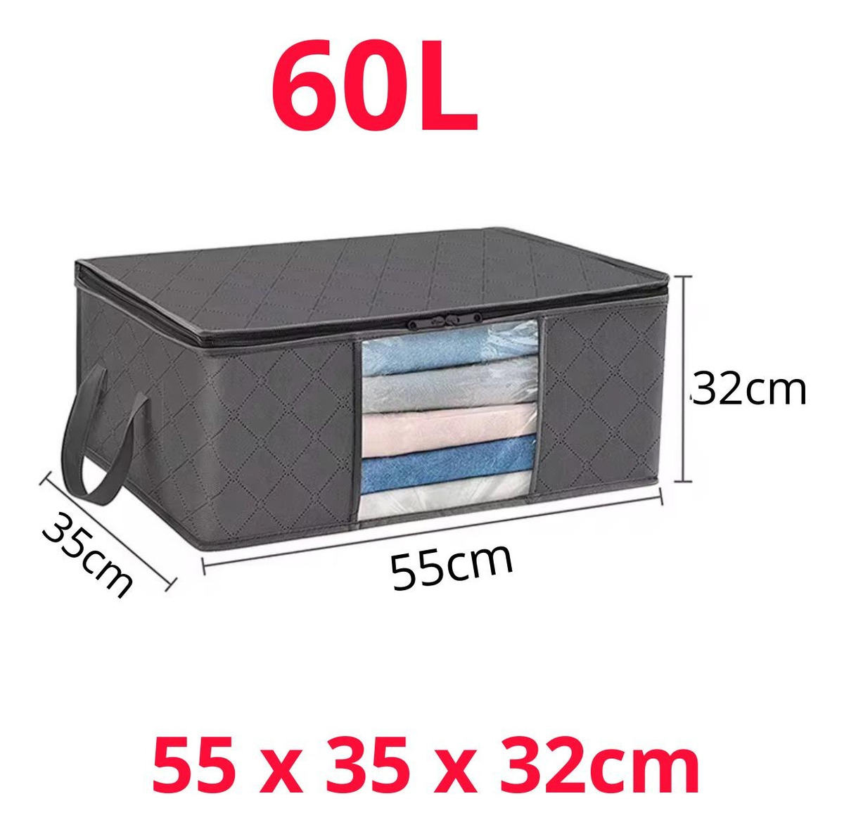 Organizador De Ropa Caja 60l: imagen 2