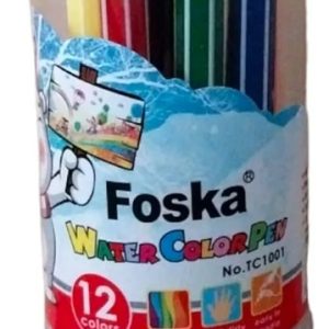 Marcadores Fibra Foska 12 Unidades Calidad