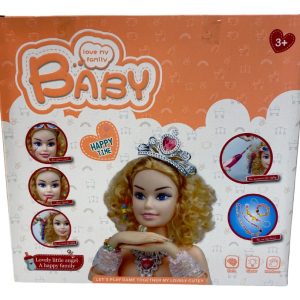 Juego Cabeza De Muñeca Para Peinado Maquillaje Y Accesorios: imagen 2