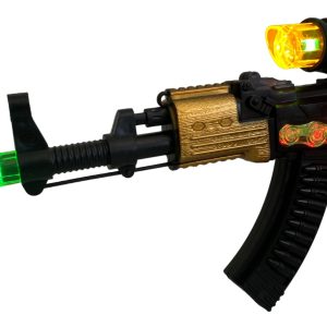 Metralleta Ametralladora Ak47 Con Luz Y Sonido: imagen 4