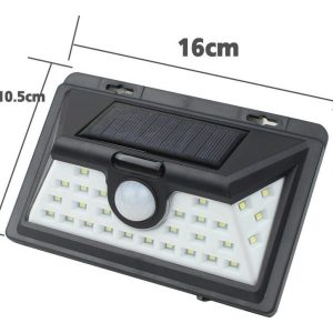 Farol Luz Lampara 32 Led Sensor Solar Exterior X 3 Unidades: imagen 3