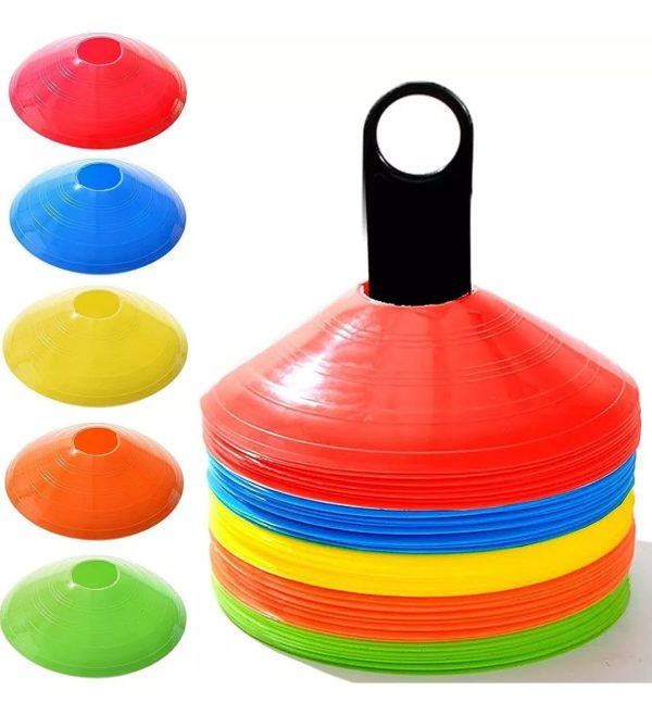 Conos Entrenamiento Tortuga Flexibles X 20 Uds + Soporte