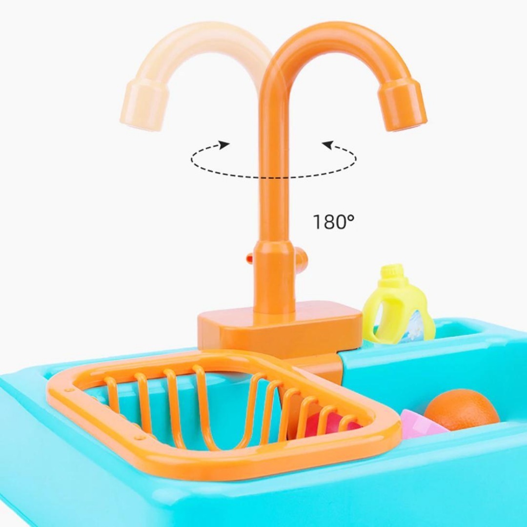 Juego Fregadero De Cocina Para Niños Con Accesorios Y Agua: imagen 6