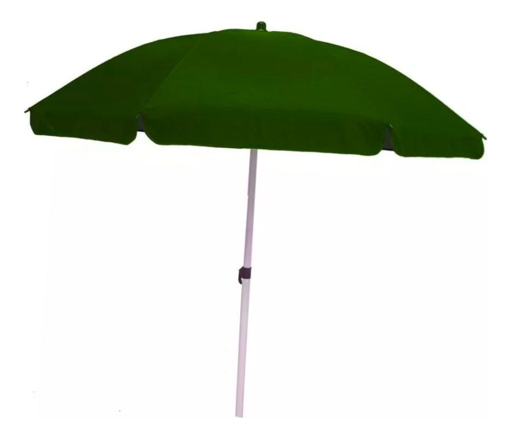 Sombrilla De 2m De Diámetro Y 2,10m Altura Con Proteccion Uv