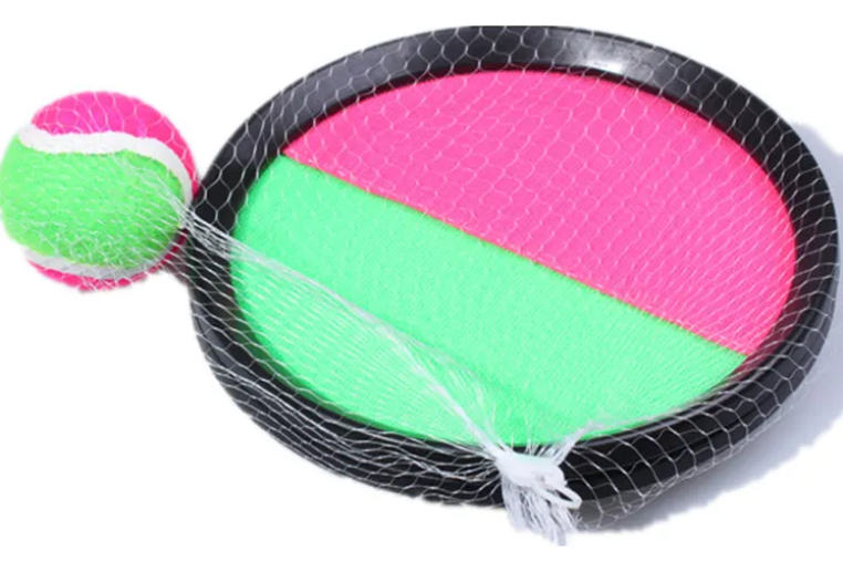 Pelota Con Velcro Atrapar Lanzamiento Al Aire Libre: imagen 5
